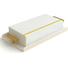 Guest Towel Holder Tray for Bathroom - Napkin Holder for Bathroom,Napkin Organizer for Disposable Hand Paper Towels for Bathroom, Kitchen,Table,Parties in Saudi Arabia