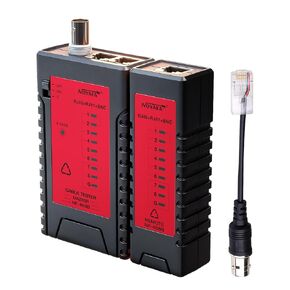 Professional Network Cable Tester, 3-in-1 RJ45 RJ11 BNC Ethernet Tester for CAT5/CAT6/CAT7 UTP/STP with 9V Battery Included, 60V Anti-Burn Continuity Testing Tool in Kuwait