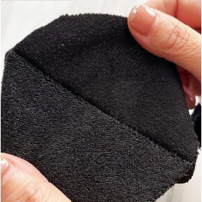 YJIUYUANQ Super Soft Self Adhesive Silent Hook and Loop Fastening Fabric DIY Clothing Accessories DIY Handmade Materials, 20x30cm (Black) in Saudi Arabia