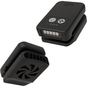 Tigeraire Breezy V3 Clip-On Hat Fan for Sportsmen & Tradesmen - Lightweight Head Cooler, USB-C Recharge, 11 MPH Airflow, 10+ Hr Runtime, Defogs Eyewear & Face Shields - Portable Heat Relief - Black in Kuwait