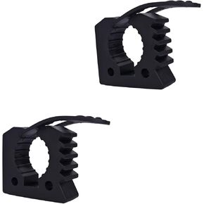 Quick-Release Clamp Mount Kit, Shovel Holder, Car Accessories for Roof Rack, Rubber Clamp Grip, 1-1/7" to 1-3/7" Diameter Tools (8P), Black in Kuwait