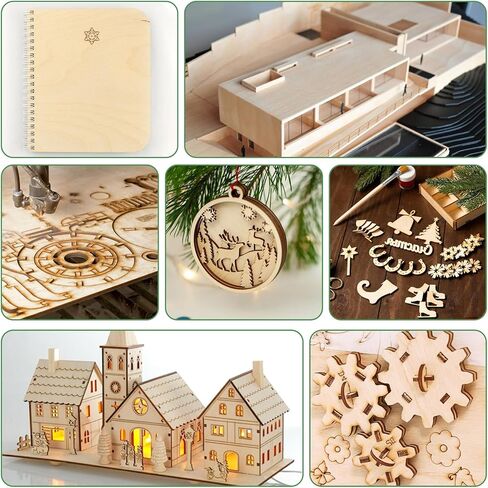 MIVIDE 16 Pack Balsa Wood Sheets, 11.8x15.7x1/16 Inch, Thin Natural Unfinished Wood for Crafts, Hobby, Model Making, Wood Burning and Laser Projects, School Projects, Craft Project（300x400x1.5MM） in Saudi Arabia