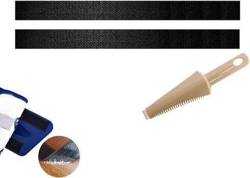 Universal Mop Hook and Loop Replacement Strap with Adhesive Backing Fits Ultra-Fine Microfiber Flat Mop Head for BPAWA Steam Mop and Compatible with Swiffer Commercial Mop for Microfiber Cleaning Pad in Kuwait