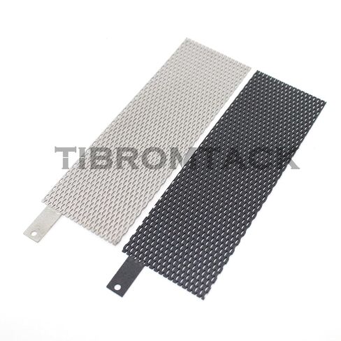 2PCS Electrodes, Titanium Anode Mesh with MMO Ruthenium-Iridium Coating and Cathode Electrolytic Mesh Without Coating for Electrochemical Application and Swimming Pool Cleaning in Kuwait