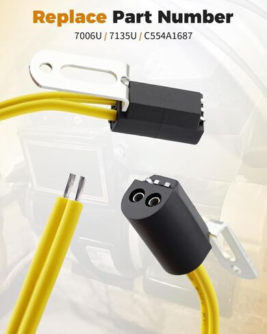 Flame Detector Wiring Harness Fit for Brackett A, AF, AFG, NX, SR, SF and RW Burners, Replace 7006U 7135U C554A1687 Model,30In in Kuwait