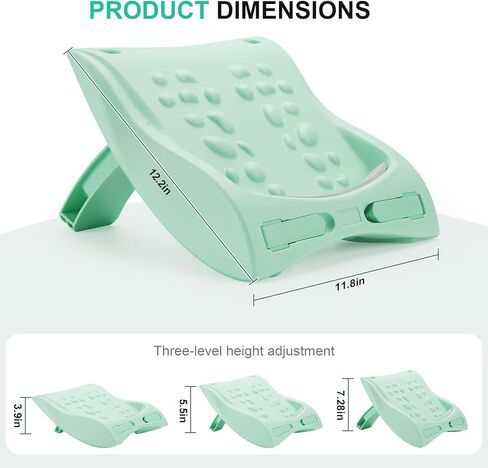 4-in-1 Slant Board & Back Stretcher – Adjustable Calf Stretch Board, Lumbar Pillow, and Foot Rest for Deep Muscle Relief, Post-Workout Recovery, and Injury Prevention in Saudi Arabia