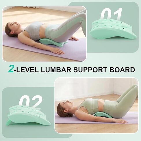 4-in-1 Slant Board & Back Stretcher – Adjustable Calf Stretch Board, Lumbar Pillow, and Foot Rest for Deep Muscle Relief, Post-Workout Recovery, and Injury Prevention in Saudi Arabia