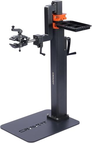 Ebike Repair Stand, Bike Lift Workstand Mechanic Bicycle Repair Stand 165lbs Capacity with Adjustable Height, Rotating Clamp, Tool Tray, for Electric, Heavy Duty Bikes, Home Bicycle Maintenance Stand in Kuwait