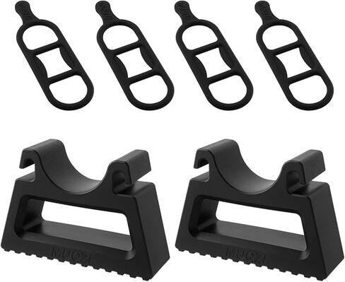 Portable Clip-On Bike Repair Stand 2Pcs Black, Quick Release Handlebar Support Fits 30-34mm Grips, Heavy Duty for MTB/Road/E-Bikes Home Garage Outdoor in Saudi Arabia