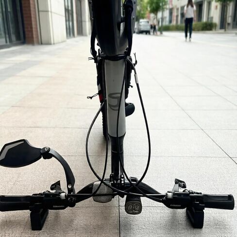Portable Clip-On Bike Repair Stand 2Pcs Black, Quick Release Handlebar Support Fits 30-34mm Grips, Heavy Duty for MTB/Road/E-Bikes Home Garage Outdoor in Saudi Arabia