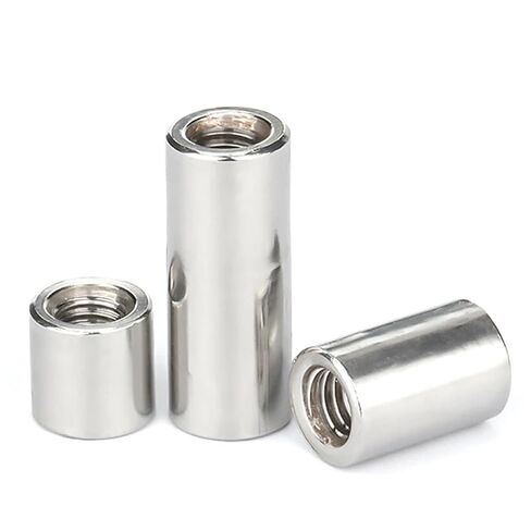 304 Stainless Steel M2 M3 M4 M5 M6 M8 M10~M16 Extension Thicken Round Column Joint Coupling Nut Cylindrical Connect(OD5xM2.5x6 (10pcs)) in Kuwait