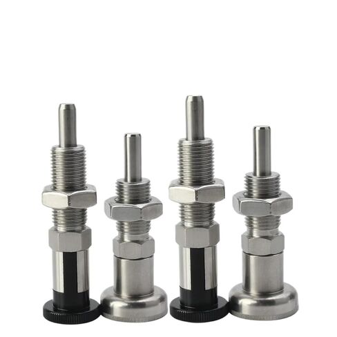 M16 8-18/10-18/8-20 QX243 Retractable Indexing Plunger Aluminum/Stainless Steel Stainless Body 1Pcs(QX243-CNK-M16-8-18) in Kuwait
