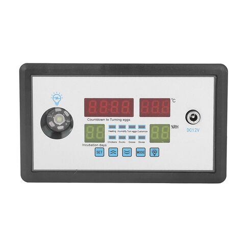 12V Egg Incubator Controller Thermostat, Intelligent Digital Automatic Temperature Control for Various Eggs (Chicken Duck Bird Quail) in Saudi Arabia