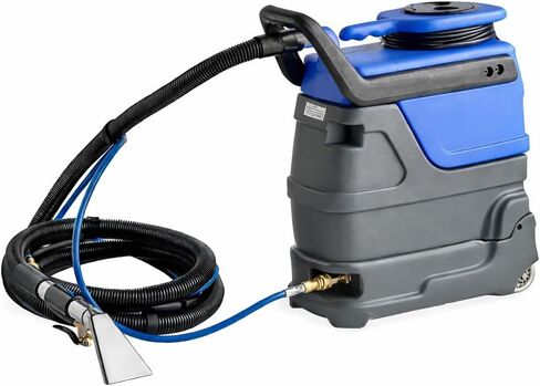 Commercial Heated Spot Carpet Extractor Machine 3 Gallon 55 PSI with 2-Stage Motor, 4" Stainless Steel Upholstery Tool and 15 ft Hoses â€“ Perfect for Hotels and Offices in Kuwait