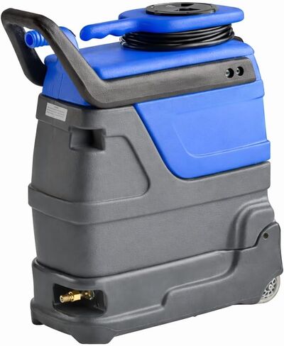 Commercial Heated Spot Carpet Extractor Machine 3 Gallon 55 PSI with 2-Stage Motor, 4" Stainless Steel Upholstery Tool and 15 ft Hoses â€“ Perfect for Hotels and Offices in Kuwait