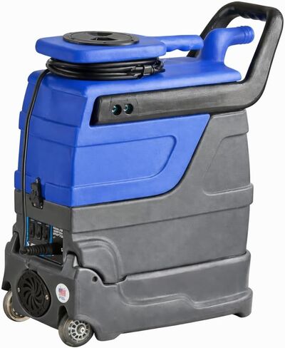 Commercial Heated Spot Carpet Extractor Machine 3 Gallon 55 PSI with 2-Stage Motor, 4" Stainless Steel Upholstery Tool and 15 ft Hoses â€“ Perfect for Hotels and Offices in Kuwait