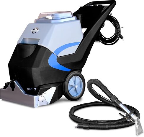 ماكينة استخراج السجاد التجارية 3 في 1 من توماهوك، مسار 18 بوصة، خزانات 9 جالون، محركات مزدوجة 1000 وات للفنادق والمكاتب والمفروشات والمزيد in Kuwait