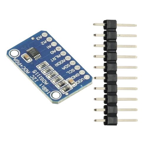 2PCS ADS1115 16 Bit IIC I2C Analog to Digital Converter Module Precision ADC Converter 4 Channel Development Board Programmable Gain Amplifier 2.0V to 5.5V for Arduino Raspberry Pi in Kuwait