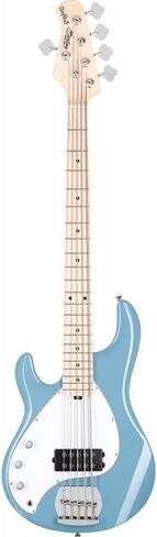 Sterling By Music Man StingRay RAY5 Bass Guitar Left-handed - Chopper Blue in Kuwait