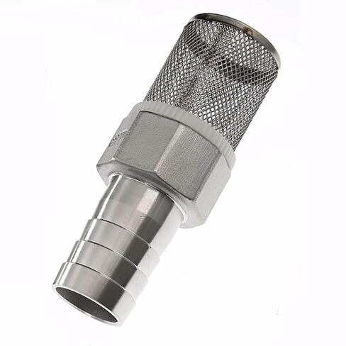 1pcs 25-50mm Stainless Steel Hose Filter, Garden Irrigation Tube Wash Pump Net Mesh(1 1/2" 40mm) in Saudi Arabia