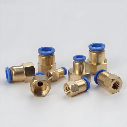 PL تركيب موصل هوائي 10/12/14/16 مللي متر الموضوع M5 3/4 "1 2 طريقة خرطوم تركيبات الأنابيب موصلات سريعة 1 قطعة (16 مللي متر_1/4") in Saudi Arabia