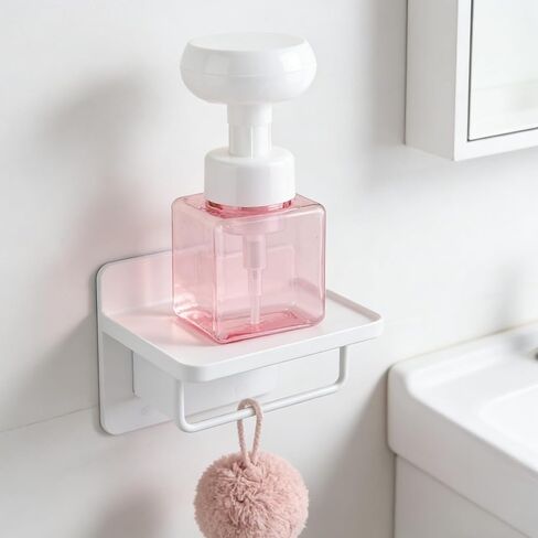 8.4oz 250ml Foaming Hand Soap Dispenser, Refillable Empty Hand Soap Container, Portable Flower Soap Dispenser, Reusable Square Plastic Press Bottle for Bathroom 6.3 x 2.6 x 2.6in in Saudi Arabia