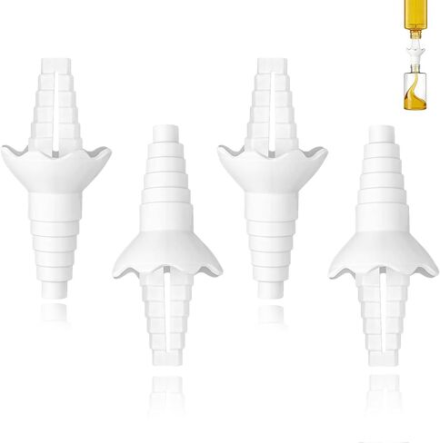 4-Pack Universal Bottle Emptying Kit for Effortless Liquid Transfer Like Shampoo, Lotion, Dish Soap and Other Kitchen&Bathroom Liquids, Leak-Proof and Sealed Design Saves Time and Effort in Kuwait