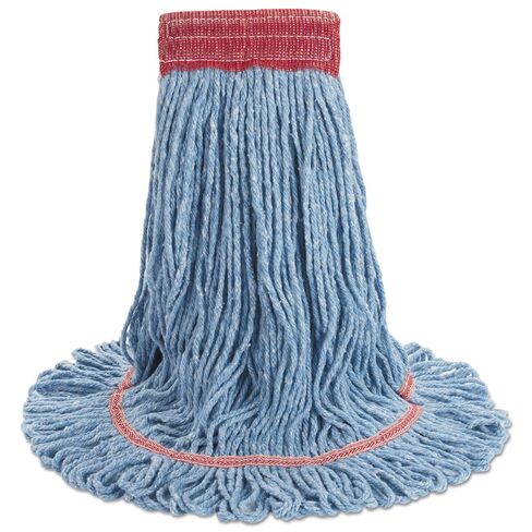 Boardwalk BWK503BLCT Super Loop Wet Mop Head, Cotton/Synthetic, Large Size, Blue (Case of 12) in Saudi Arabia