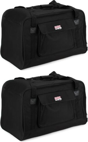 حقائب حمل مكبرات الصوت شديدة التحمل مقاس 12 بوصة من Gator GPA-TOTE12 (عبوة من قطعتين) - حقائب مكبرات صوت متينة وواقية للموسيقيين ودي جي in Saudi Arabia