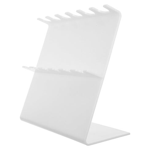 Veemoon Plastic Z-Shaped Pipette Rack Stand, Multiple Pipette Holder Organizer for Laboratory Use, Sturdy Plastic Pipettor Storage Rack for Lab Tube and Sample Management in Saudi Arabia