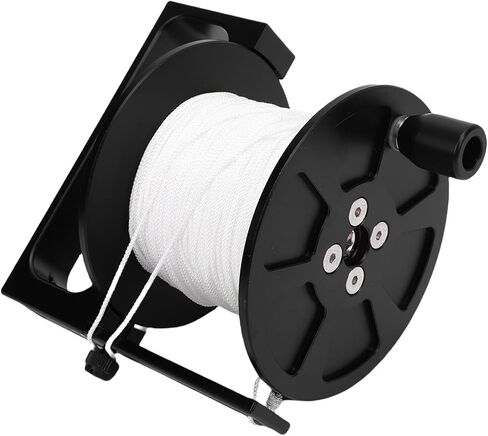 Diving Reel, Stainless Steel Double Hook Reel, 90mm Extended Line Capacity with Portable Line Wheel Structure, Ideal for Cave Exploration & Recreational Diving (120m / 393.7ft) in Kuwait