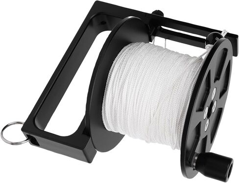 Diving Reel, Stainless Steel Double Hook Reel, 90mm Extended Line Capacity with Portable Line Wheel Structure, Ideal for Cave Exploration & Recreational Diving (120m / 393.7ft) in Kuwait