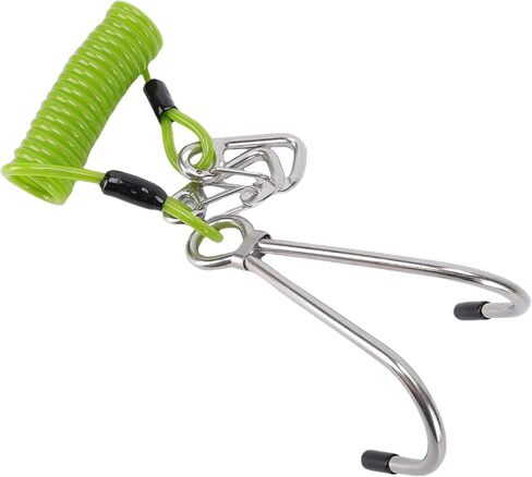 Aramox 316 Stainless Steel Double Ended Dive Reel, Current Hook, Safe and Efficient Tool for Diving and Underwater Photography in Saudi Arabia