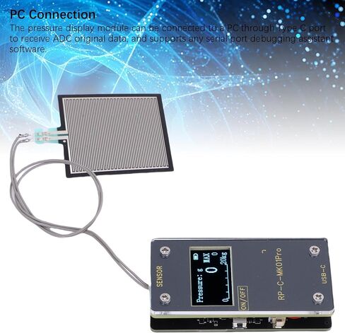 Hilitand Pressure Sensor Display Module Thin Film Pressure Sensor with Display 20KG High Sensitivity Visual Data Collection for RP S40 ST LT Series Sensors in Kuwait