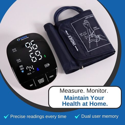 جهاز مراقبة رقمي للذراع العلوي - جهاز طبي للاستخدام المنزلي - جهاز مراقبة ضغط الدم - ذاكرة صوتية ذات شاشة كبيرة - معدات طبية لقياس ضغط الدم - FC-BP130 in Kuwait