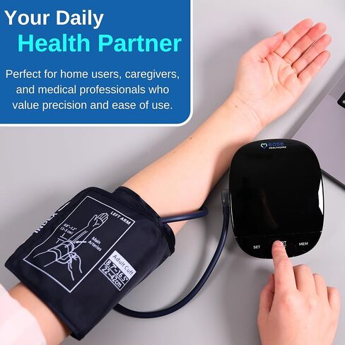 جهاز مراقبة رقمي للذراع العلوي - جهاز طبي للاستخدام المنزلي - جهاز مراقبة ضغط الدم - ذاكرة صوتية ذات شاشة كبيرة - معدات طبية لقياس ضغط الدم - FC-BP130 in Kuwait