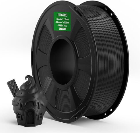 DEEPLEE PETG PRO Filament 1.75 مم أبيض 1 كجم، 1.75 مم PETG خيوط طابعة ثلاثية الأبعاد معززة المتانة ومقاومة الطقس، مناسبة لمعظم طابعات FDM ثلاثية الأبعاد in Saudi Arabia