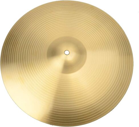 16" Crash Cymbal for Drum Set, Professional Copper Alloy Cymbal with Bright & Explosive Sound, Durable Polished Finish, Lightweight Design in Saudi Arabia