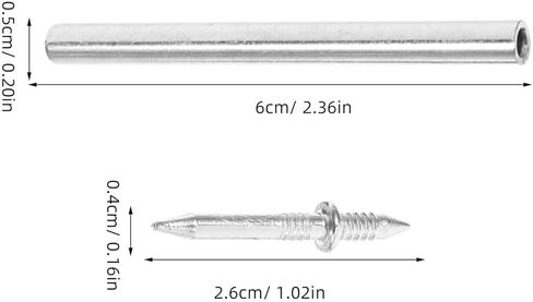 Double Headed Invisible Baseboard Trim Nails with Installation Sleeve Tool, Seamless Thread Double Screws for Floor and Skirting Board Installation, 303pcs Set in Kuwait