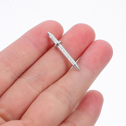 Double Headed Invisible Baseboard Trim Nails with Installation Sleeve Tool, Seamless Thread Double Screws for Floor and Skirting Board Installation, 303pcs Set in Kuwait