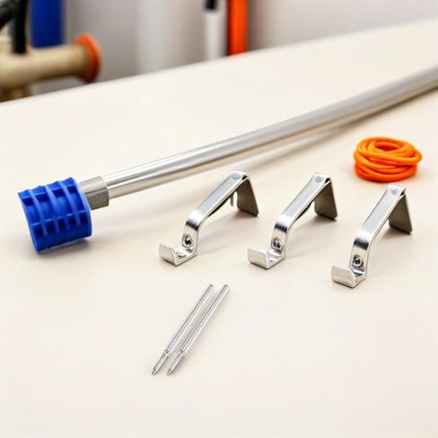Double Headed Invisible Baseboard Trim Nails with Installation Sleeve Tool, Seamless Thread Double Screws for Floor and Skirting Board Installation, 303pcs Set in Kuwait