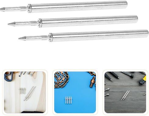TEHAUX Double Head Baseboard Nails Invisible Seamless Skirting Thread Nails with Installation Sleeve Tool, 303pcs (3 Packs of 100pcs) for Door Frame and Floor Trim Installation in Saudi Arabia