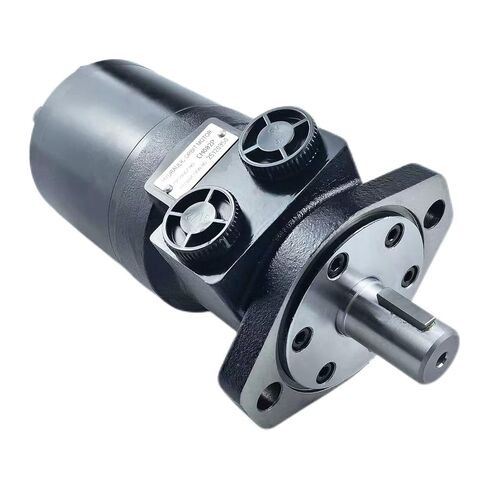 Hydraulic Motor Compatible for Buyers Products SaltDogg 4 Bolt Mount Type, 0.25" Shaft Keyway, 1" Round Shaft, 1/2" NPT, 3.1 CIR Displacement (CM004P) in Saudi Arabia