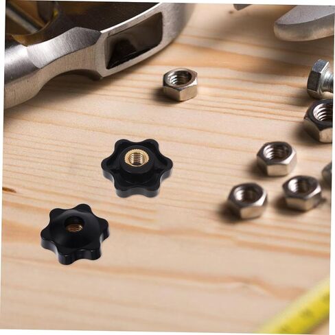 Luxshiny 10-Piece Adjustable Plastic Handle Knob Set Screw Ergonomic Thumb for Hand Tightening Suitable for DIY Projects in Saudi Arabia