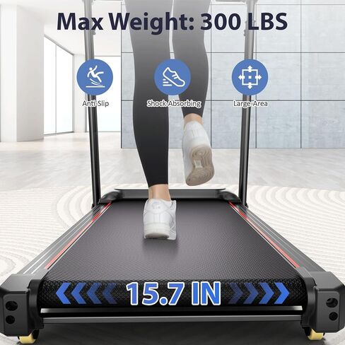 3.5 HP Auto Incline Treadmills for Home - Adjustable Height Handle Bars, 8.7 MPH, Wide Belt, 300+ lb Capacity in Saudi Arabia