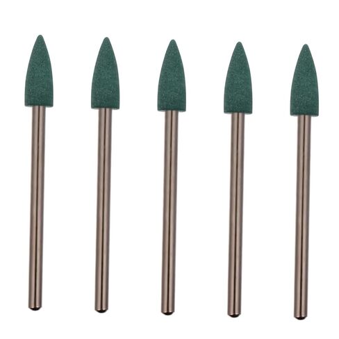 Cabilock 5Pcs Rubber Polishing Heads for Rotary Tools Green for Removal Efficient Grinding Buffing Jade in Saudi Arabia