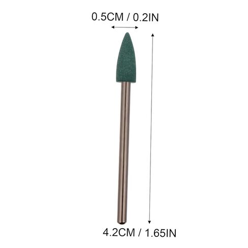 Cabilock 5Pcs Rubber Polishing Heads for Rotary Tools Green for Removal Efficient Grinding Buffing Jade in Saudi Arabia