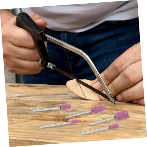 TEHAUX 100Pcs Corundum Polishing Tool Mixed Shapes for Rotary Tools for Stone and Ceramics Grinding Durable Abrasive Mounted Stones for Precise Polishing in Saudi Arabia