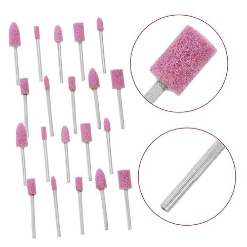 TEHAUX 100Pcs Corundum Polishing Tool Mixed Shapes for Rotary Tools for Stone and Ceramics Grinding Durable Abrasive Mounted Stones for Precise Polishing in Saudi Arabia