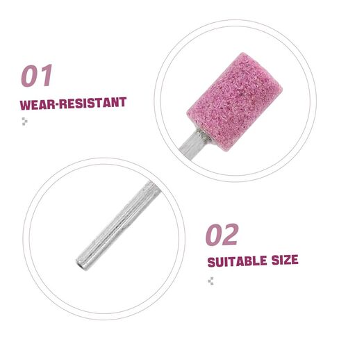 TEHAUX 100Pcs Corundum Polishing Tool Mixed Shapes for Rotary Tools for Stone and Ceramics Grinding Durable Abrasive Mounted Stones for Precise Polishing in Saudi Arabia